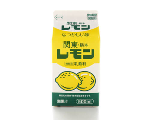 関東・栃木レモン（レモン牛乳）500ml×6個